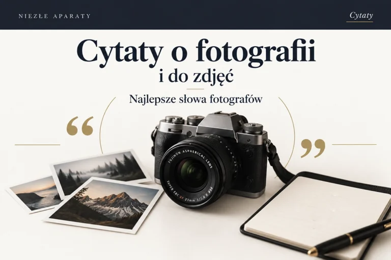 Cytaty o fotografii i do zdjęć