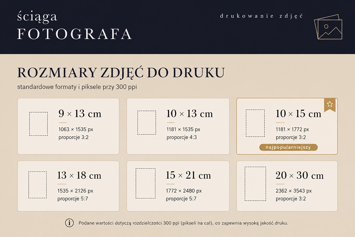 rozmiary zdjec do druku ściąga