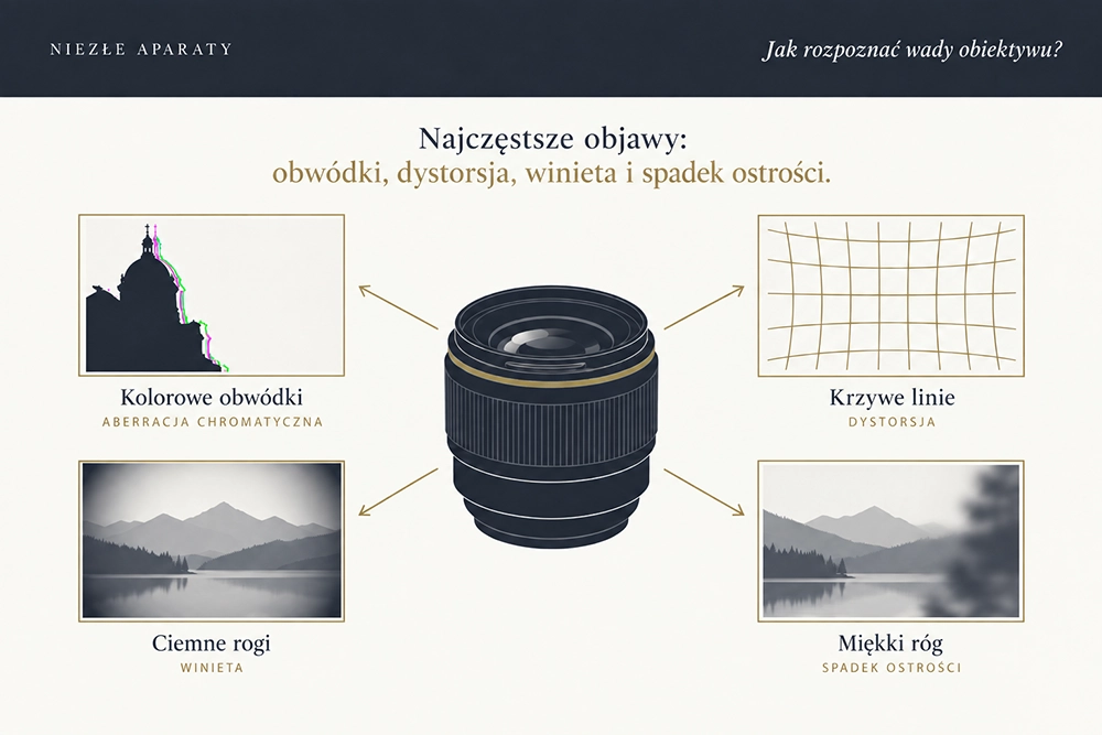 Wady optyczne obiektywu – jak rozpoznać