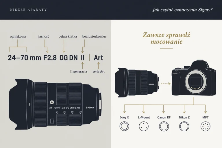 obiektywy sigma oznaczenia